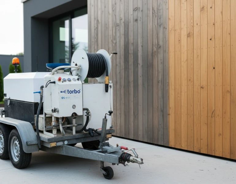 Czyszczenie elewacji drewnianych